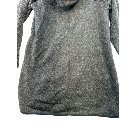 Calvin Klein Performance Womens Long Hooded Jacket Size Small Gray - Picture 12 of 12